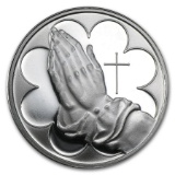 1 oz Silver Round - Praying Hands