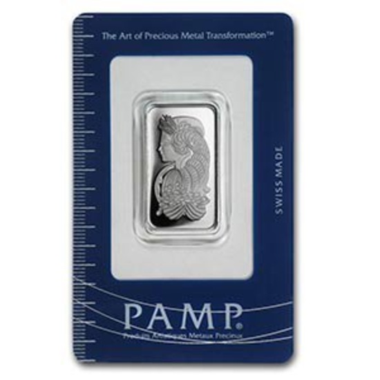 1/2 oz Silver Bar - PAMP Suisse (Fortuna)