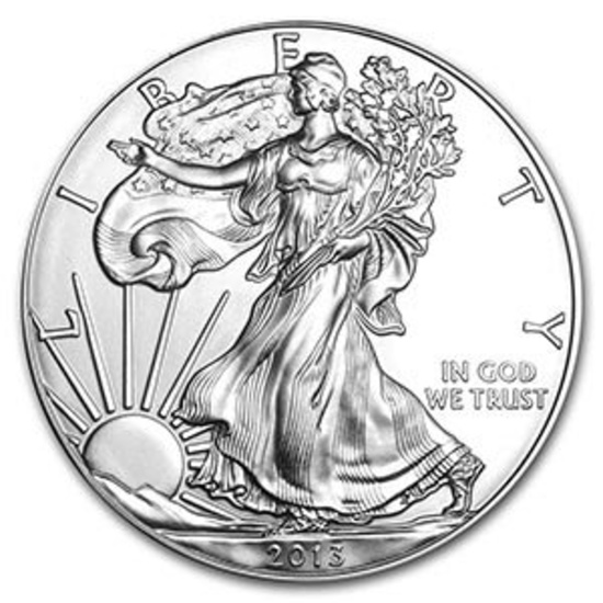 2013 1 oz Silver American Eagle BU