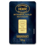 10 gram Gold Bar - Istanbul Gold Refinery (In Assay)