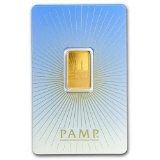 5 gram Gold Bar - PAMP Suisse Religious Series (Ka' Bah, Mecca)