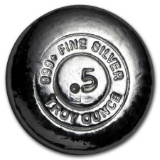 1/2 oz Silver Round - Yeager Poured Silver