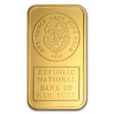 1 oz Gold Bar - Johnson Matthey (Republic Bank New of York)
