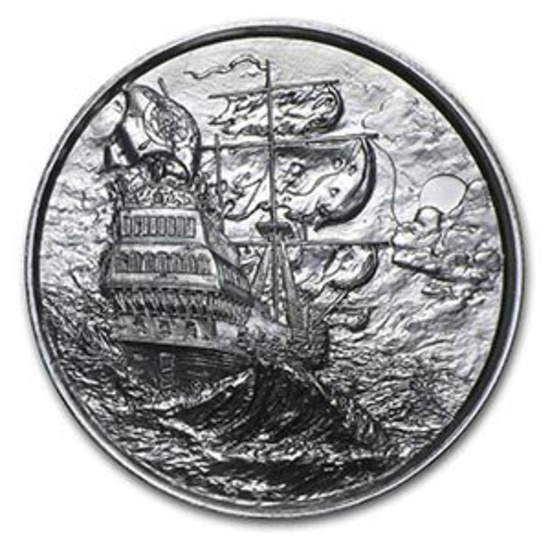 2 oz Silver Round - The Privateer