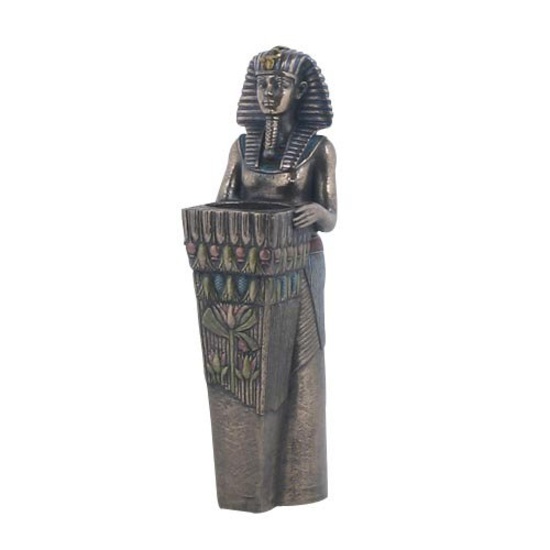 KING TUT CANDLEHOLDER H: 10 1/4in.