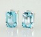 2.50 CT BLUE TOPAZ PLATINUM OVER 0.925 STERLING SILVER EARRINGS