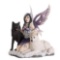 EBONY AND IVORY FAIRY 10 1/4in. x 6in. x 11in.