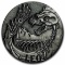 1 oz Silver Antique Round - Zodiac Skull Series (Leo)
