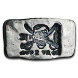 2 oz Silver Bar - Pirate Skull (Limited Edition, 1st Design)