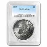 1899 Morgan Dollar MS-64 PCGS