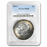 1887-S Morgan Dollar MS-65 PCGS