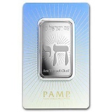 1 oz Silver Bar - PAMP Suisse Religious Series (Am Yisrael Chai!)