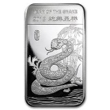 5 oz Silver Bar - (2013 Year of the Snake)