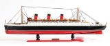 HAND MADE WOODEN Queen Mary W/COA