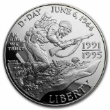 1993-W World War II $1 Silver Commem Proof (Capsule only)