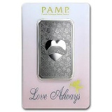 1 oz Silver Bar - PAMP Suisse Love Always (In Assay)