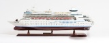 HAND MADE WOODEN Majesty of the Seas W/COA