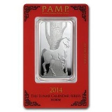 1 oz Silver Bar - PAMP Suisse (Year of the Horse)