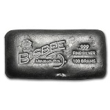 100 gram Silver Bar - Bisbee