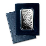 1 oz Silver Bar - With Love (w/Box & Capsule)