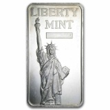 10 oz Silver Bar - Liberty Mint