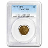 1909-S VDB Lincoln Cent VF-35 PCGS