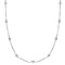 Diamonds by The Yard Bezel-Set Necklace in 14k White Gold (1.00ctw)