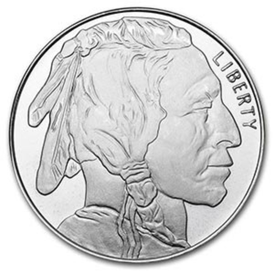 1 oz Silver Round - Buffalo