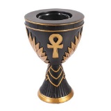 ANKH CANDLE HOLDER 3 1/8in. x 3 1/8in. x 4 7/8in.