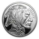 1 oz Silver Round - Buffalo (MintMark SI)