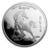 1 oz Silver Round - (2014 Year of the Horse)