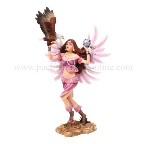 FAIRY WITH EAGLE 7 3/4in. x 7 1/4in. x 12in.