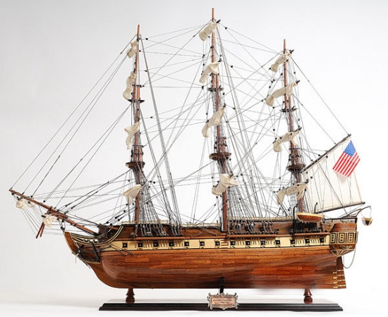 HAND MADE WOODEN USS Constitution Exclusive Edition