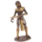 EGYPTIAN MUMMY BRONZE 5 1/2in. x 3 3/8in. x 10 1/4in.