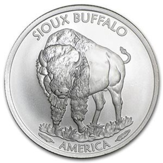 2015 1 oz Silver BU Native American Mint $1 Sioux Indian