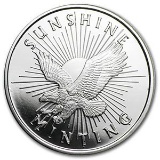 1/2 oz Silver Round - Sunshine Mint (MintMark SI)
