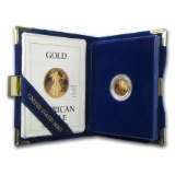 1989-P 1/10 oz Proof Gold American Eagle (w/Box & COA)