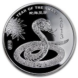 1/2 oz Silver Round - (2013 Year of the Snake)