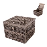 ANKH BRONZE BOX 4 7/8in. x 3 1/4in. x 3 1/2in.