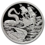 2016 Kraken Silverbug Island 1 oz Silver Round (Prooflike)