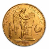 1878-1914 France Gold 100 Francs Lucky Angel XF