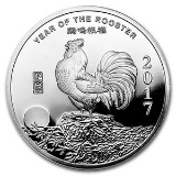 1 oz Silver Round - (2017 Year of the Rooster)