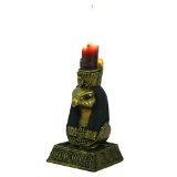 HORUS CANDLEHOLDER 5in.H