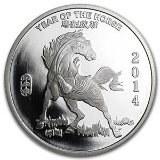 1/2 oz Silver Round - (2014 Year of the Horse)