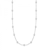 36 inch Diamonds by The Yard Station Necklace 14k White Gold (2.00ct)