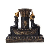 ISIS AND OSIRIS CANDLE HOLDER 5in. x 1 5/8in. x 4 1/2in.
