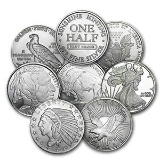 1/2 oz Silver Round - Secondary Market (One piece per lot)