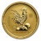 2005 Australia 1/2 oz Gold Lunar Rooster BU (Series I)