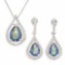 3 1/5 CARAT OCEAN MYSTIC GEMSTONES 925 STERLING SILVER