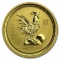 2005 Australia 1/4 oz Gold Lunar Rooster BU (Series I)